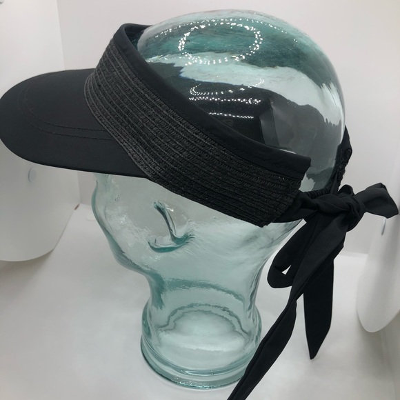 INC Black Bow Back Visor - Picture 2 of 2